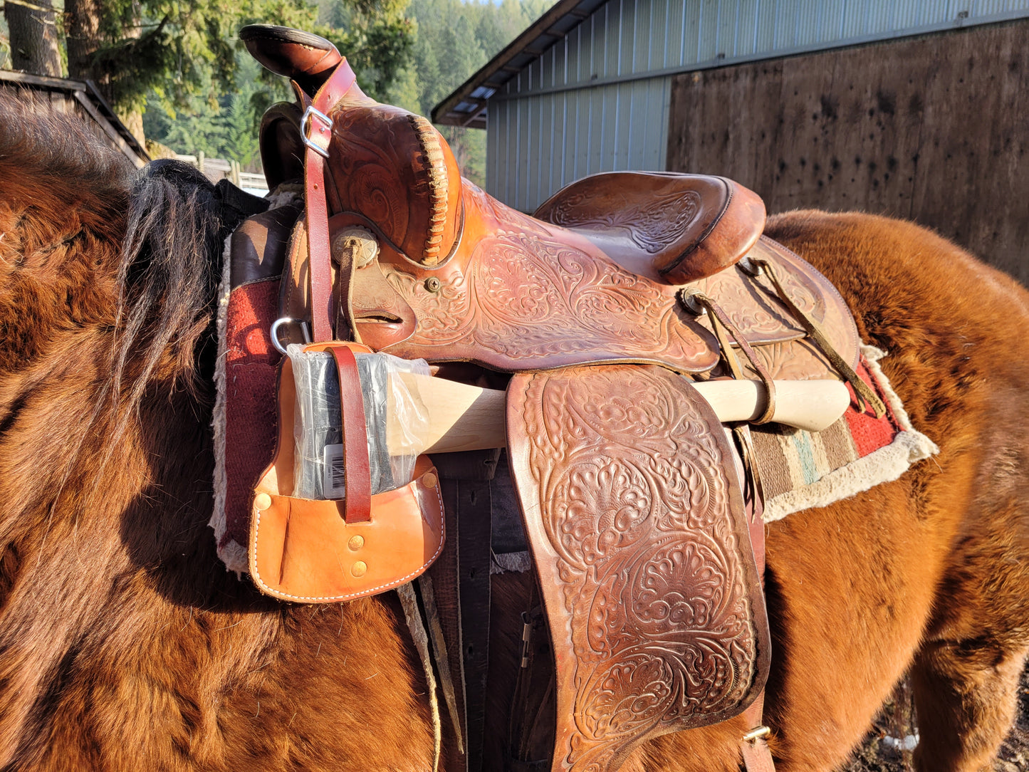 Trail Axe with Scabbard Combo